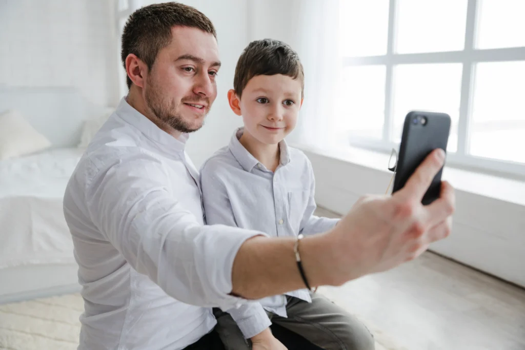 Padres separados fotos en redes sociales